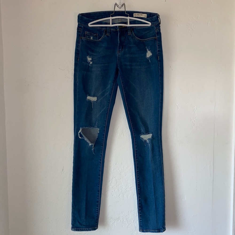 Blank NYC Skinny Classique Distressed Jeans